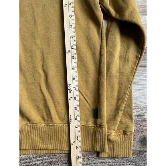 Patagonia Women's Crewneck Outdoors Sweatshirt Size XS Mustard 100% Organic - Picture 3 of 6